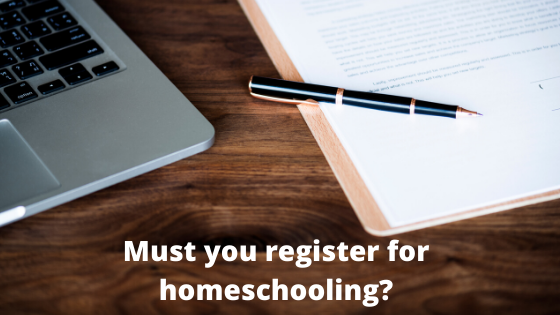 Must you register for homeschooling in South Africa?