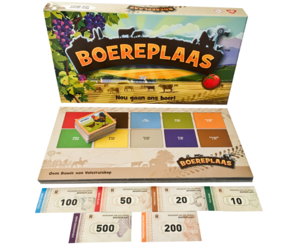 Boereplaas Bordspeletjie / Boereplaas Boardgame in Afrikaans